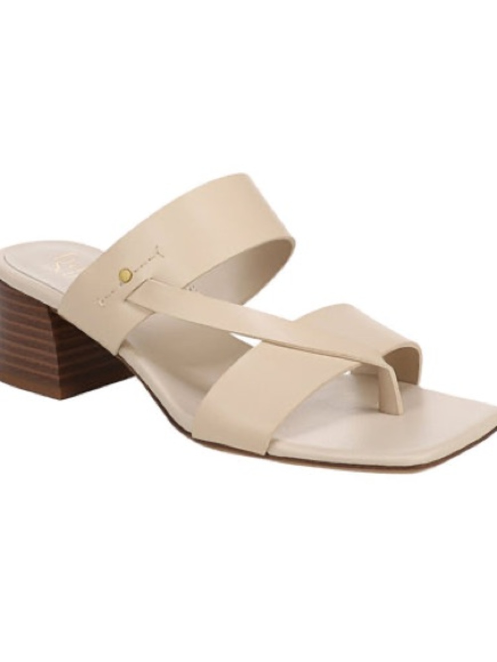 Franco Sarto Cream keoni Block Heel Mule